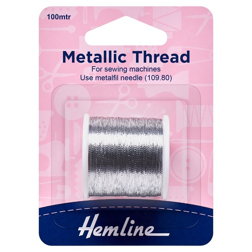 Hemline Silver Metallic Thread - 第 1/1 張圖片