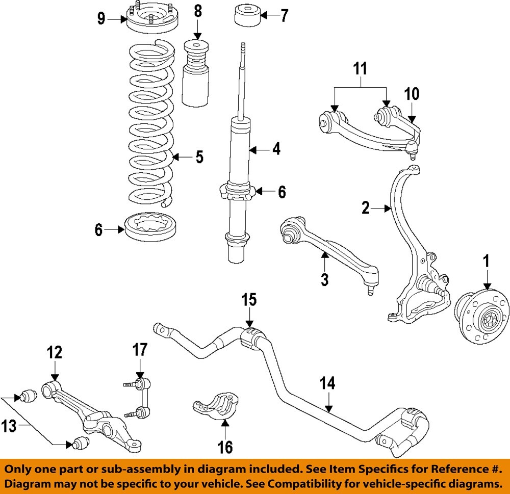CHRYSLER OEM Stabilizer Sway Bar-Front-Link 4895482AC | eBay