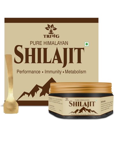 Shilajit Pur 100% Himalayen - Résine Biologique Riche En Acide Fulvique - 30 Gummies (3000mg) - Fabriqué En Inde