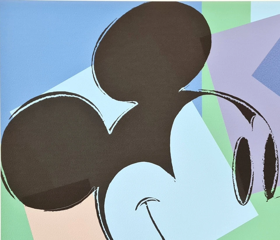 ANDY WARHOL * Mickey Mouse * lithograph * 50x50 cm*limited # xx/500 CMOA signed - Bild 4 von 4