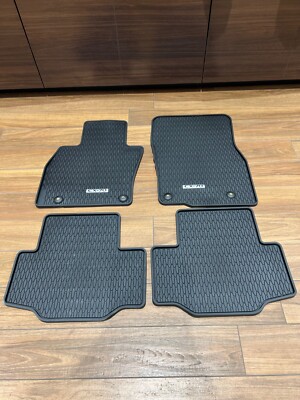 GENUINE MAZDA CX-70 2024 Black Rubber All Weather Floor Mats (KR9D