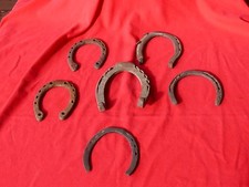 Antique  Vintage Six Vermont LUCKY IRON HORSE SHOES Decorate Crafts Collecting