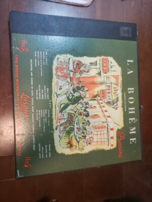 Puccini La Boheme London LLP 462 / 463 Long Play Récord 33-1/3 R.P.M Microgroove