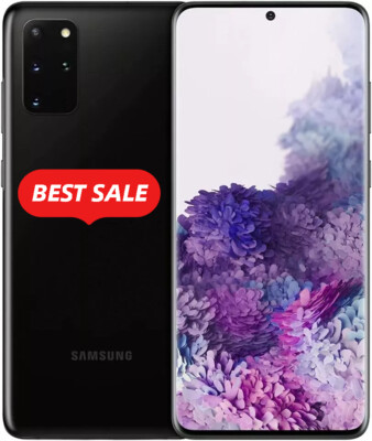 Samsung Galaxy S20+ Plus 5G G986U1 Unlocked 128GB Cosmic Black Open Box PHONE US