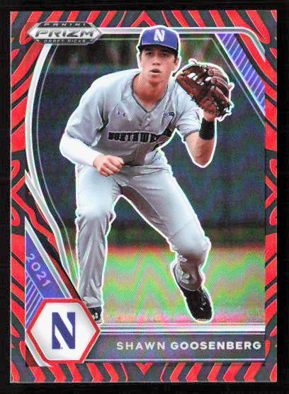 2021 Panini Prizm Draft Picks Shawn Goosenberg Tiger Stripes /99