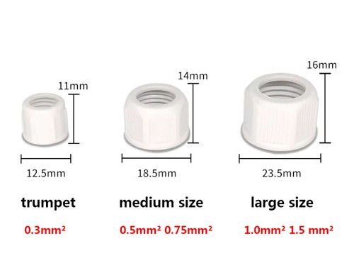 2/3/4core power wiring LED Strip waterproof connector plug Cable Male/Femal Whit - Picture 3 of 4