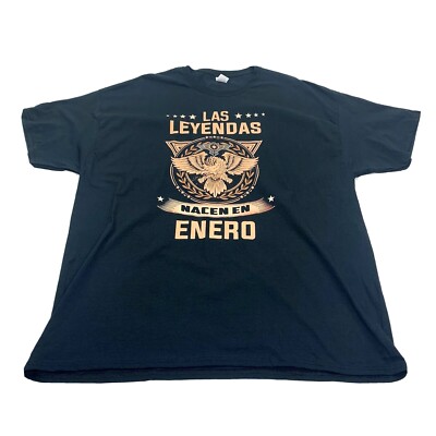 Las Leyendas Nacen En Enero T Shirt Men s 2XL
