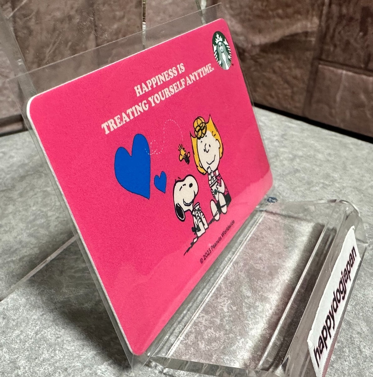 Starbucks Japan x Snoopy Collaboration 2023 Card PEANUTS Pin