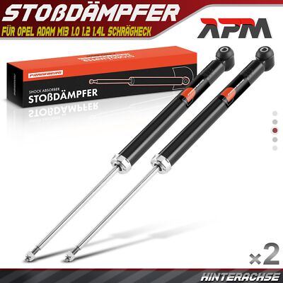 Frankberg Stoßdämpfer Set Hinterachse | Für Opel Meriva B S10 1.2L-1.7L 2010-2017 | Gasdruck Dämpfer