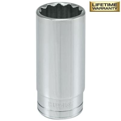 #ad #ad 1 Husky 7 8quot; SAE Chrome Deep Socket 1 2 Drive 12 Point 635079 FAST SHIP A1 $9.89
