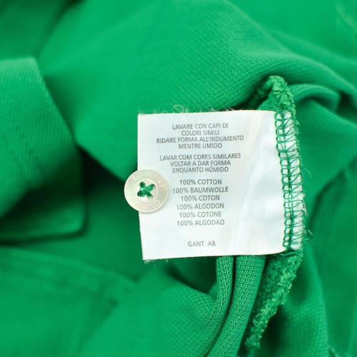 Polo donna GANT verde piqué manica corta tre bottoni taglia GANT taglia M - Foto 5 di 6