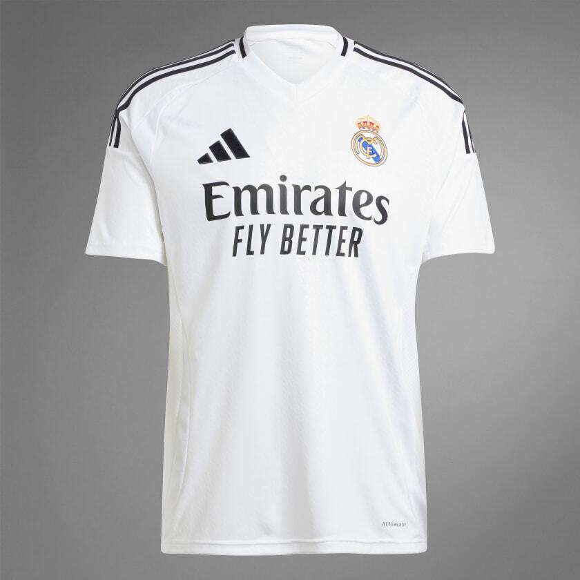 ADIDAS REAL MADRID 24/25 HOME JERSEY MENS SIZES WHITE COLOR IU5011