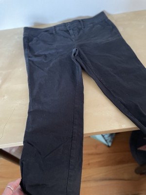 Torrid Size 18 Black Jeans Stretch With cargo Pockets Snap Roll Up Hem Option