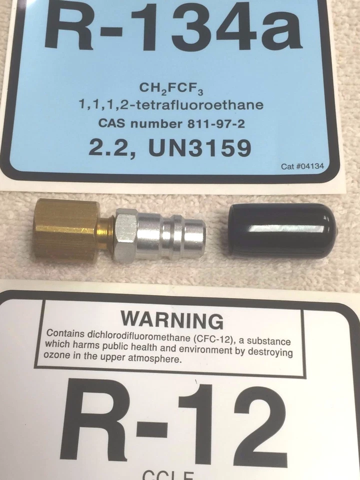 FJC Recovery Tank Adapter, Reclaim AC Coolants Tanks with 1/2" ACME Fittings