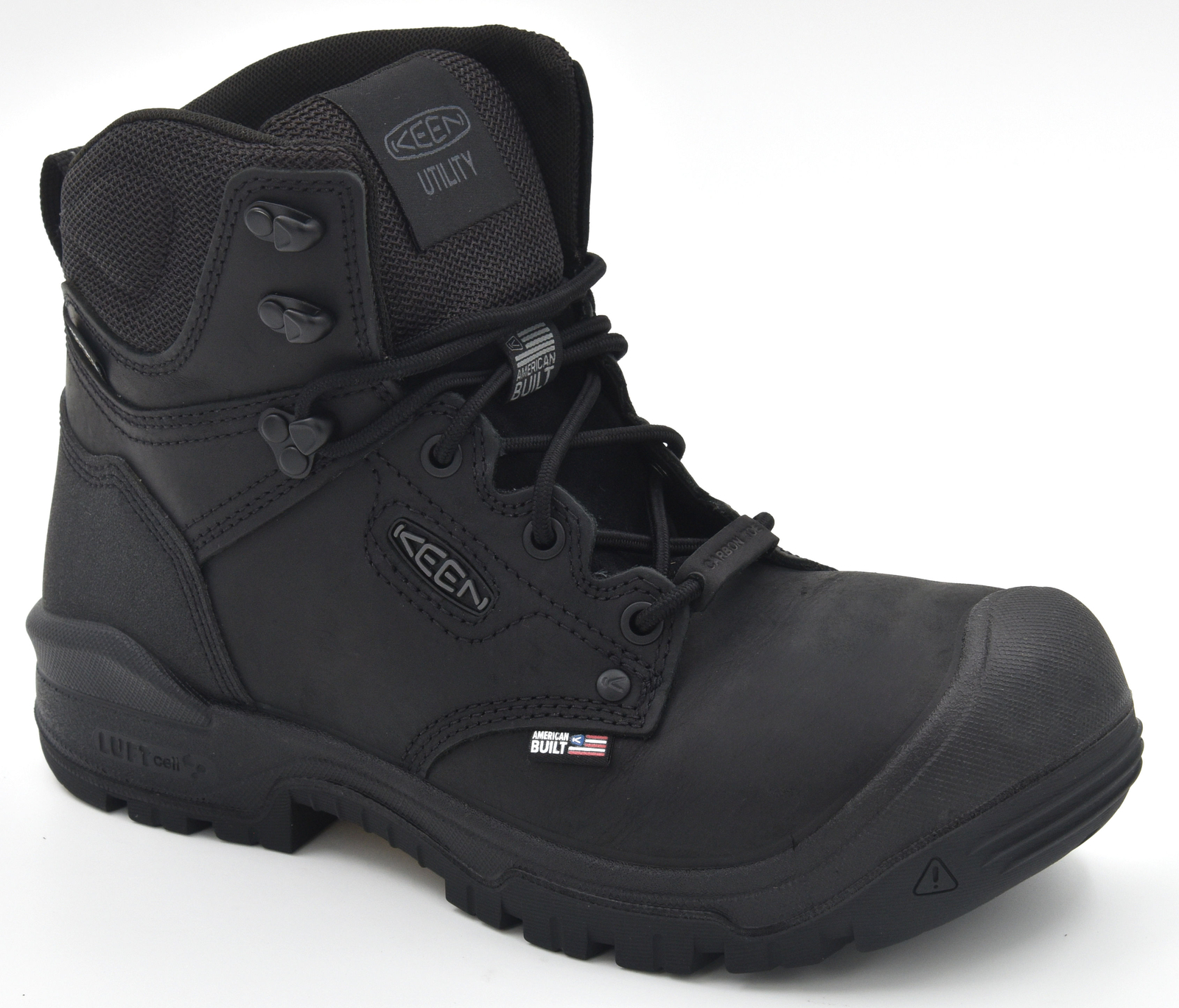 Keen Utility Mens Waterproof Work Boot with Carbon Fiber Toe 6 Inch