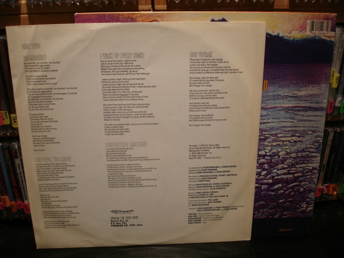 Split Enz – Conflicting Emotions Vintage Vinyl LP | eBay