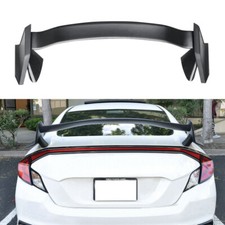 Matte Black For 2016-2021 Honda Civic 4D Saloon Type R Style Trunk Spoiler Wing