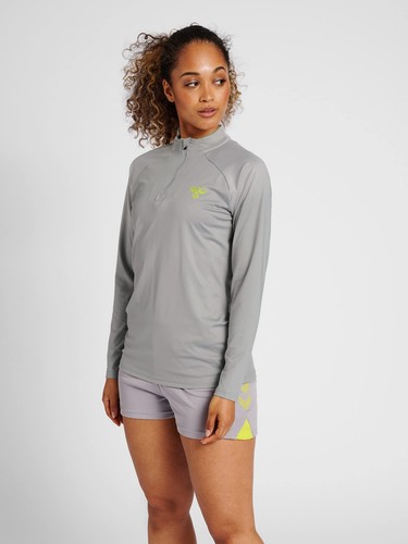 hummel Hmlgg12 Training 1/2 Zip Sweat Woman Maglia di Tuta, Grigio-Alloy, S Donn - Foto 6 di 9