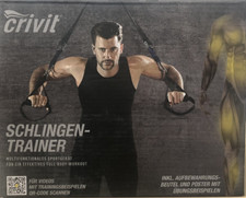 Schlingentrainer Profi Multifunktionales Sportgerät-Fitness-Full-Body-Schwarz