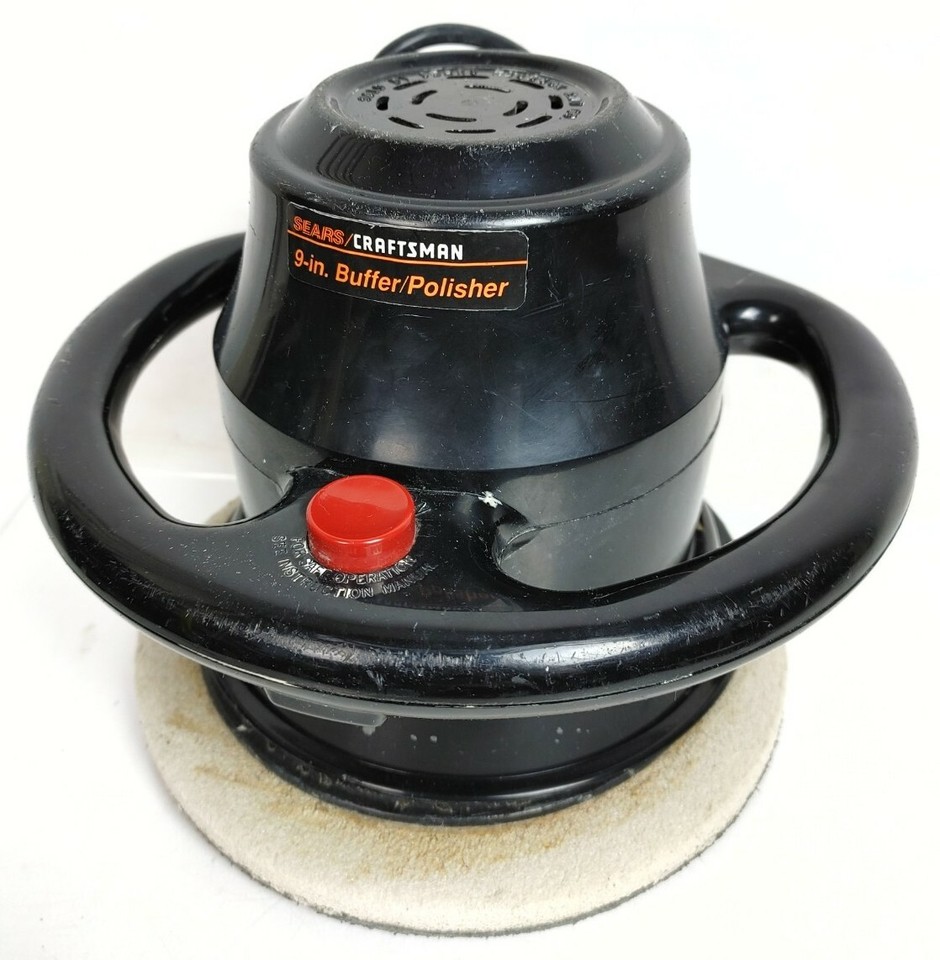 Sears Craftsman 9" Buffer Polisher Model 646.1069902 Black eBay