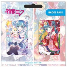 Image of Vocaloid Hatsune Miku Set B PopBuddies 2-Pack Pin Badges