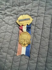 Distintivo medaglia silenziosa onorata convenzione nazionale democratica 1964 Atlantic City NJ