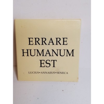 Errare Humanum Est Magnet - Whimsical Home Decor