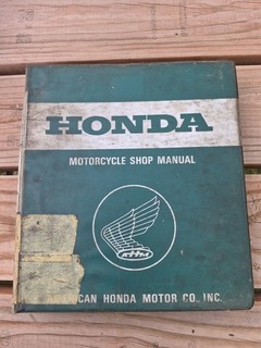Vintage Honda Shop Manual Lot CB450 CL450 CB500T Motorcycle Twin Binder OEM
