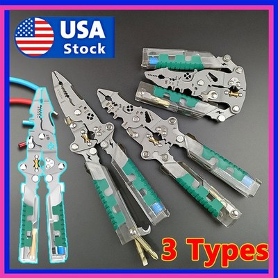 Foldable Wire Strippers Wire Stripping Tool Electrical Pliers For Electrician GN