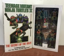 NECA Teenage Mutant Ninja Turtles - VHS 4 Pack TMNT 2 Secret Of The Ooze