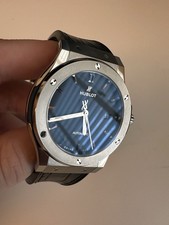 Hublot Classic Fusion 42mm Titanium 542.NX.1171.LR  Black Dial Full Set 2018