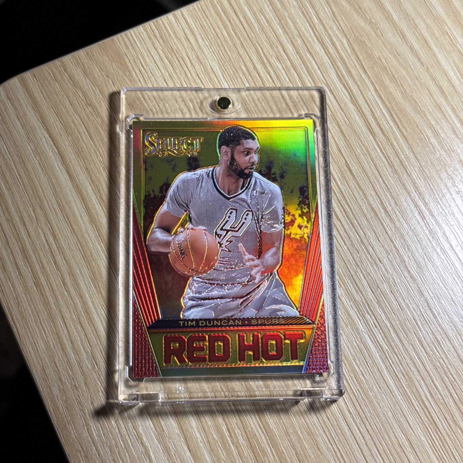 2013 Panini Select Tim Duncan Gold Prizm /10 Red Hot SSP RARE!! GRAIL