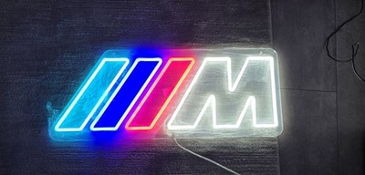 BMW M Logo Neon Sign - Bmw Logo Neon Light - Car Logo Neon LED Sign - BMW M Logo