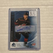 Upper Deck SP Game Used Authentic Rookies Auto #AR-RS Ryan Suzuki