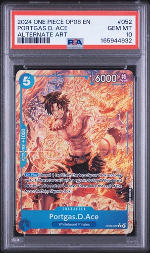 Portgas.D.Ace (Parallel) graded PSA 10 for sale on eBay