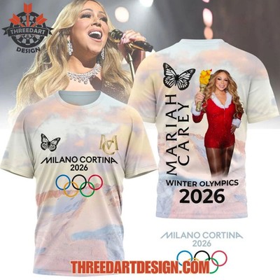 Mariah Careyy Milano Cortina Winter O.l.y.m.p.i.c.s 2026 3D Shirt BO2721