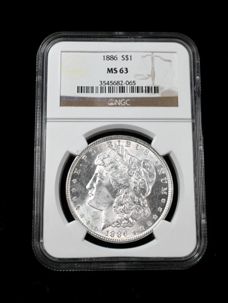 MS 63 Graded 1886 Year Morgan US Dollars (1878-1921) for sale | eBay