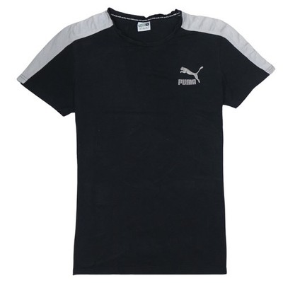 Puma Herren Sport T-Shirt Schwarz Kurzarm Rundhals M