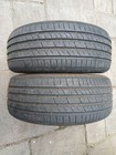 Matched pair of Nexen 235 55 17 part worn tyres 4mm of legal tread left