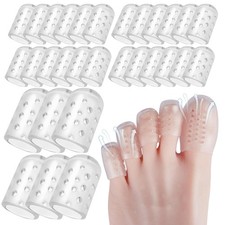 30PCS Silicone Toe Protectors   Gel Toe Caps for Corns, Blisters  Pain Relief
