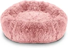 Dog Bed Donut Soft Medium Plush Cat Beds For Calming Pet Anti Anxiety Washable