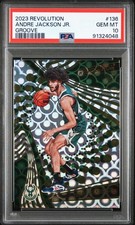 2023 PANINI REVOLUTION GROOVE #136 ANDRE JACKSON JR. PSA 10