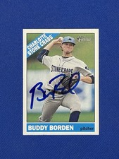 2015 HERITAGE #68 Buddy Borden TAMPA BAY RAYS SIGNED AUTOGRAPH AUTO