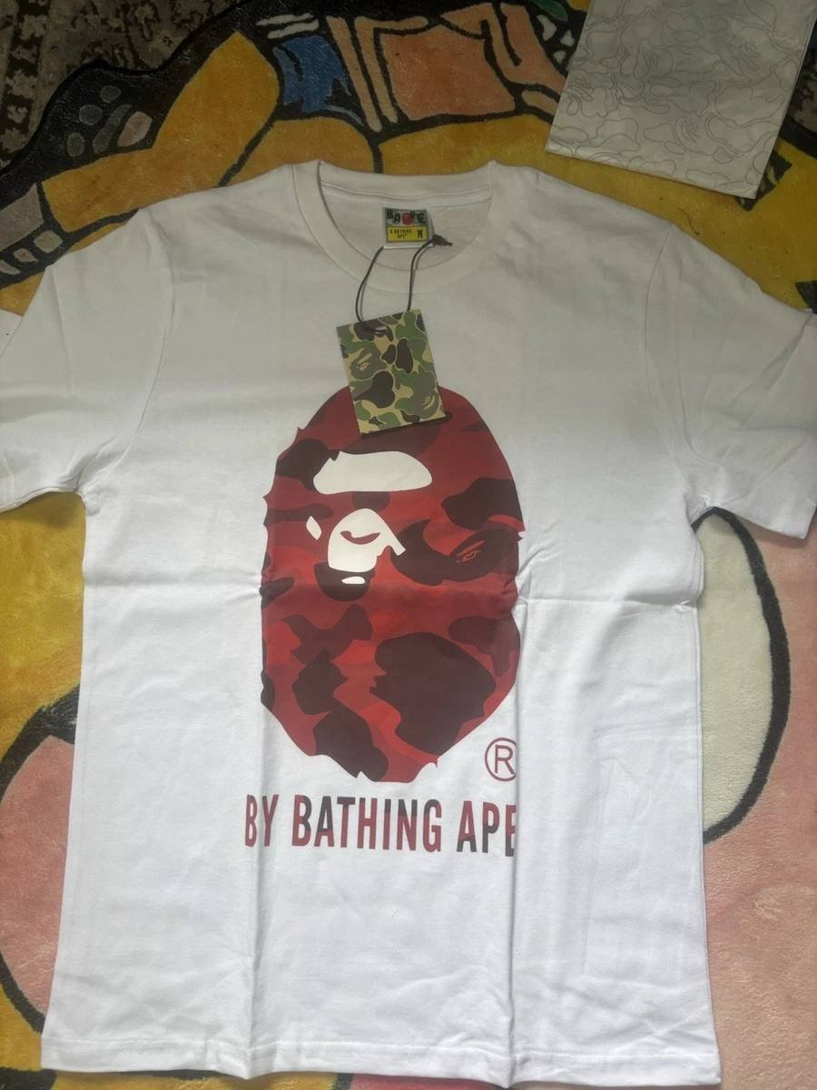 A Bathing Ape Red Regular Shirts for Men for sale | eBay