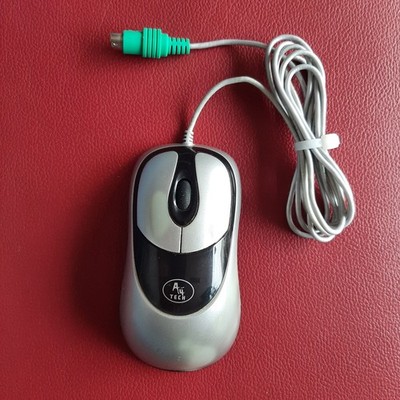 A4TECH 3D Maus SWW-53   PS/2 Silber-Schwarz  520 DPI   SWW 53  SWW53