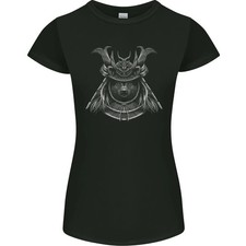 Camiseta Shiba Inu Samurai Warrior Dog para mujer corte pequeño