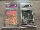 Pokemon 151 UPC Black Star Promo Mew and Mewtwo Ace 9 Sequential Graded Cards