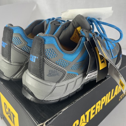 New Cat Streamline CT Composite Toe Oxford Womens Safety Shoe Blue Size 7 W/ Box - Picture 6 of 24