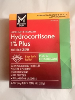 Member s Mark Hydrocortisone 1% Plus Anti-Itch Cream   Maximum Strength Relief!