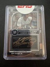 2021 Topps Museum Collection Ken Griffey Jr. Gold Ink Bat Barrel Auto /5 Sealed